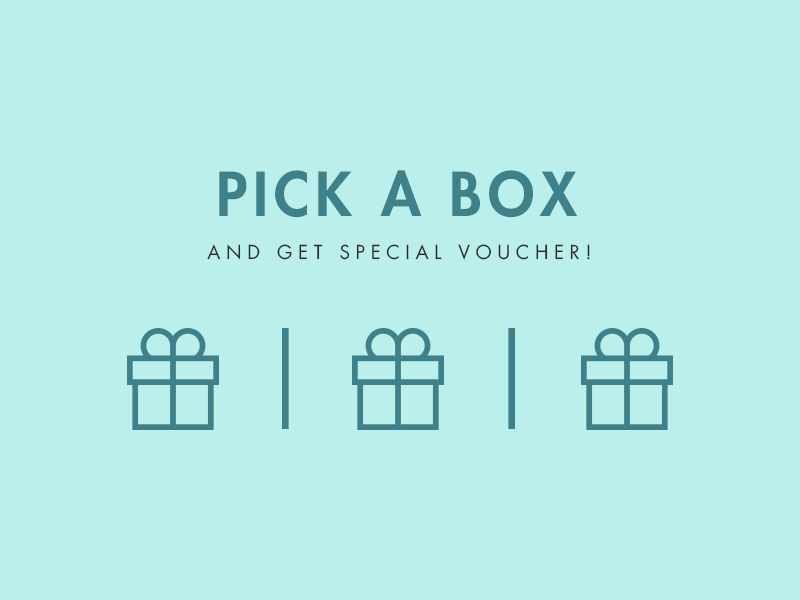 Pick boxes. Pick boxes