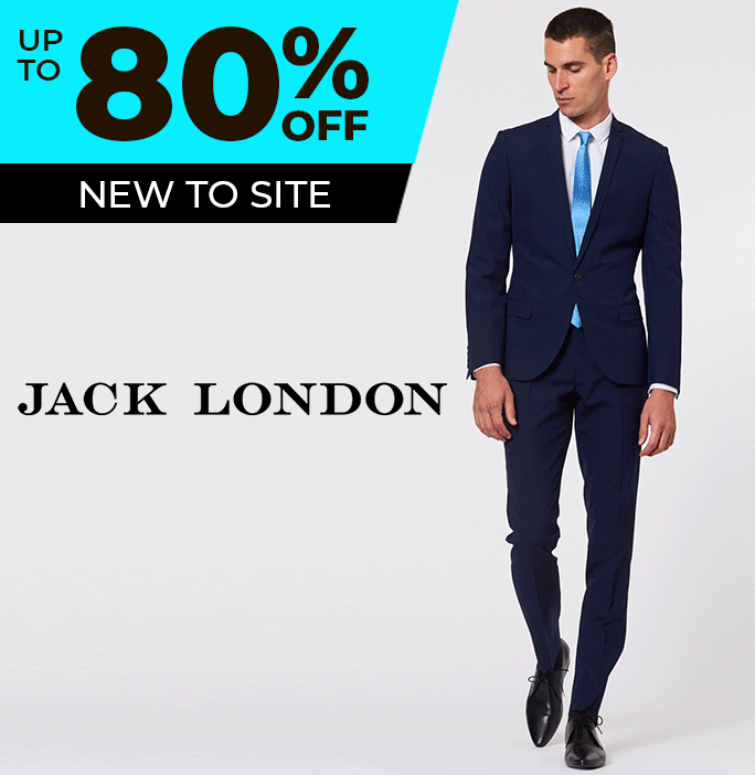 NEW! Jack London Suit Jackets & Pants Up To 80% Off - DealsDirect