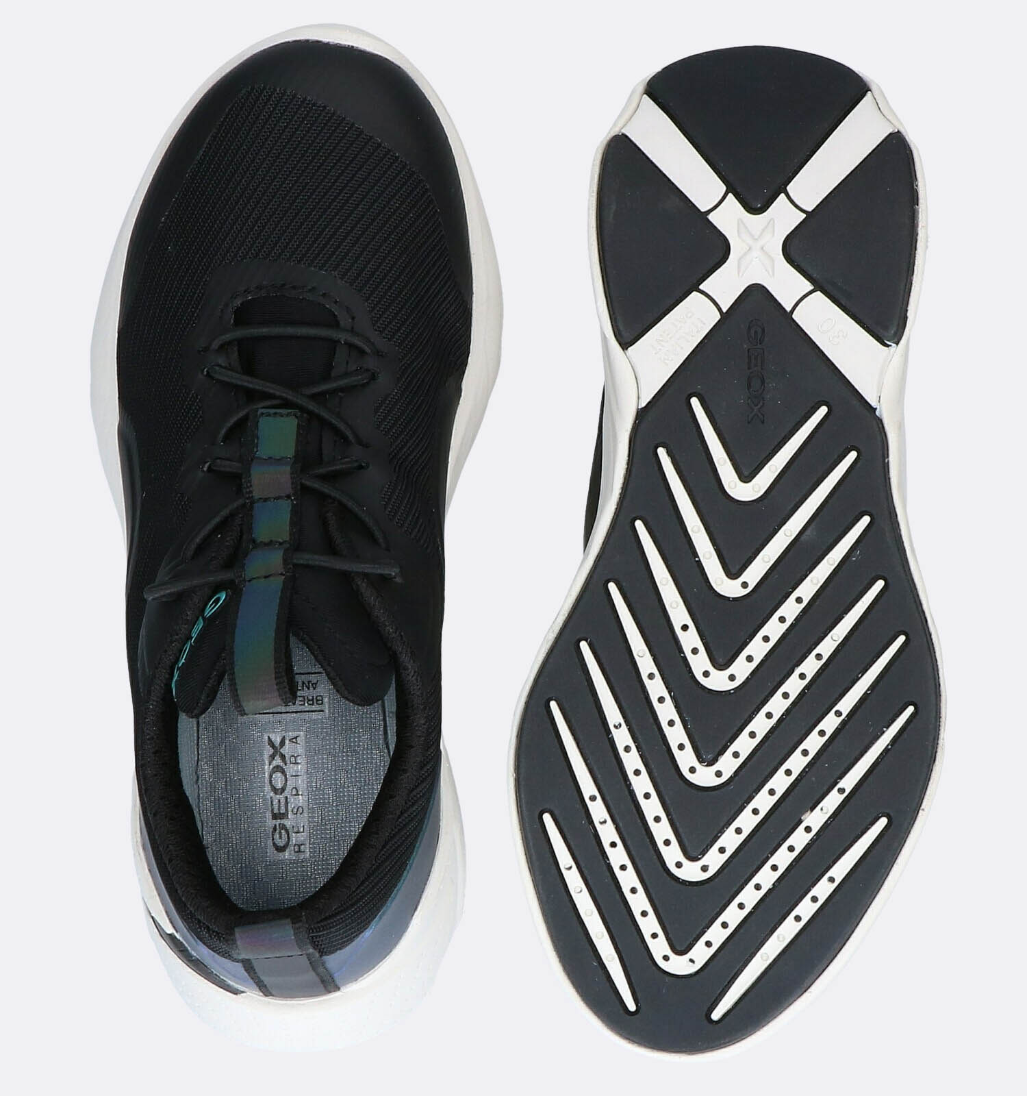 Geox Playkix Zwarte Sneakers | TORFS.BE | Gratis verzend en retour