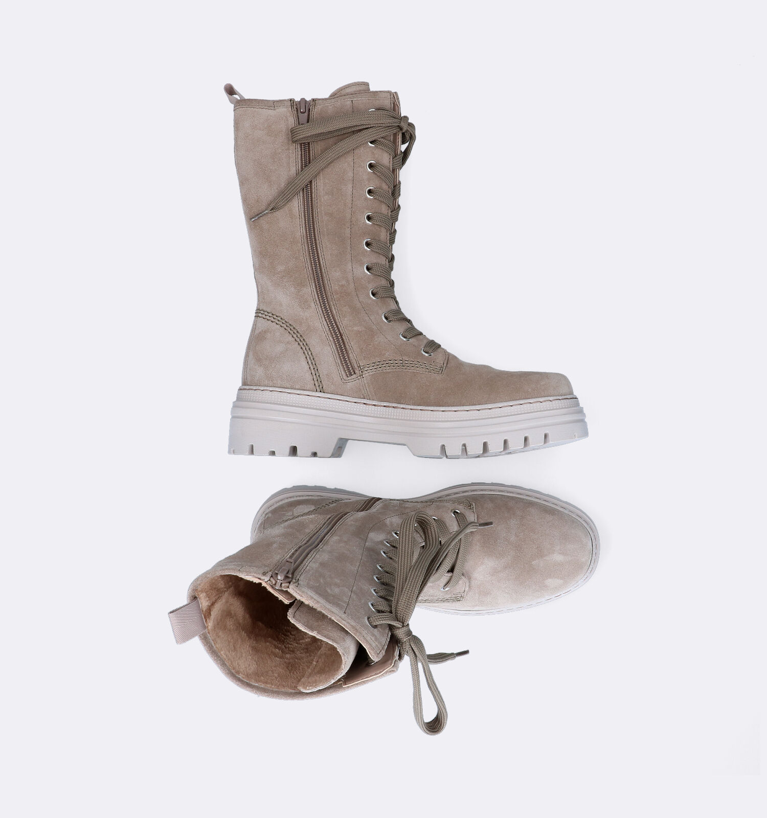 Gabor Best Fitting Grijze Boots | TORFS.BE | Gratis verzend en retour
